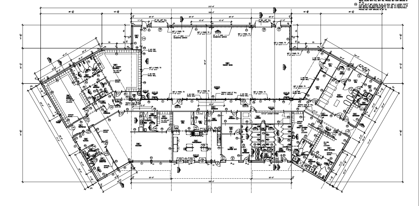 field house layout